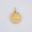 Dije Circulo Sagrado Corazón 2.7g / 1 in Oro Amarillo 18K
