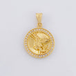 Dije Circulo San Miguel 2.25g / 1 in Oro Amarillo 18K