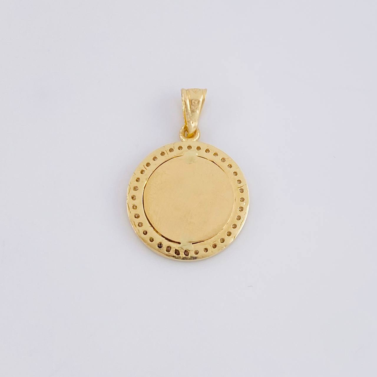 Dije Circulo San Miguel 2.25g / 1 in Oro Amarillo 18K