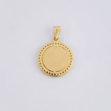 Dije Circulo San Miguel 2.25g / 1 in Oro Amarillo 18K