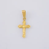 Pendant Cross Christ 0.6g / 3/4 in Yellow Gold 18K