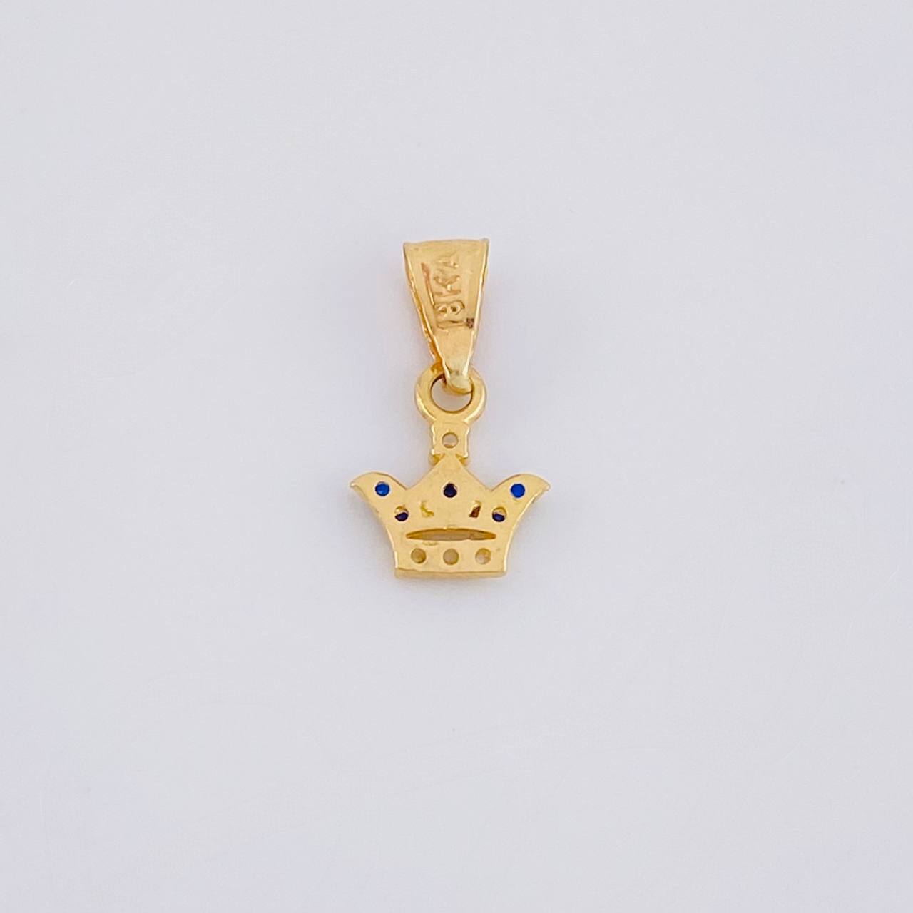 Pendant Crown 0.3g / 1/2 in Yellow Gold 18K