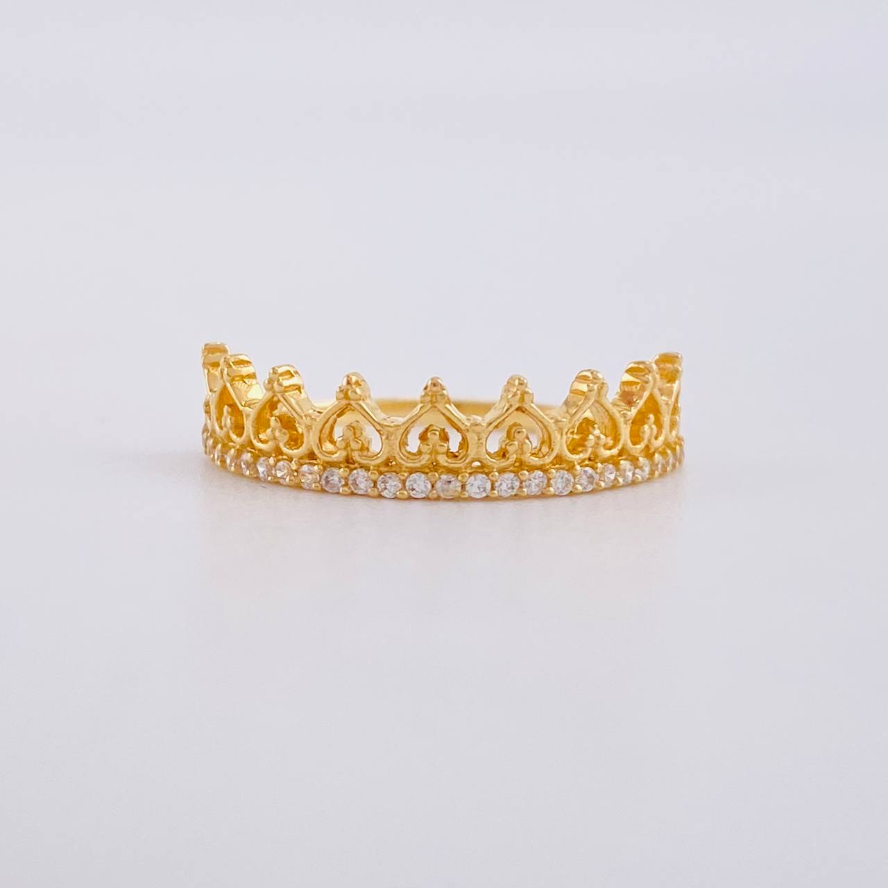 Channel Ring Hearts 1.8g / T6 1/4 Yellow Gold 18K