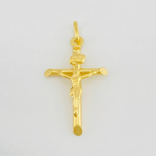 Dije Cruz Cristo 1.55g / 1 1/2 in Oro Amarillo 18K