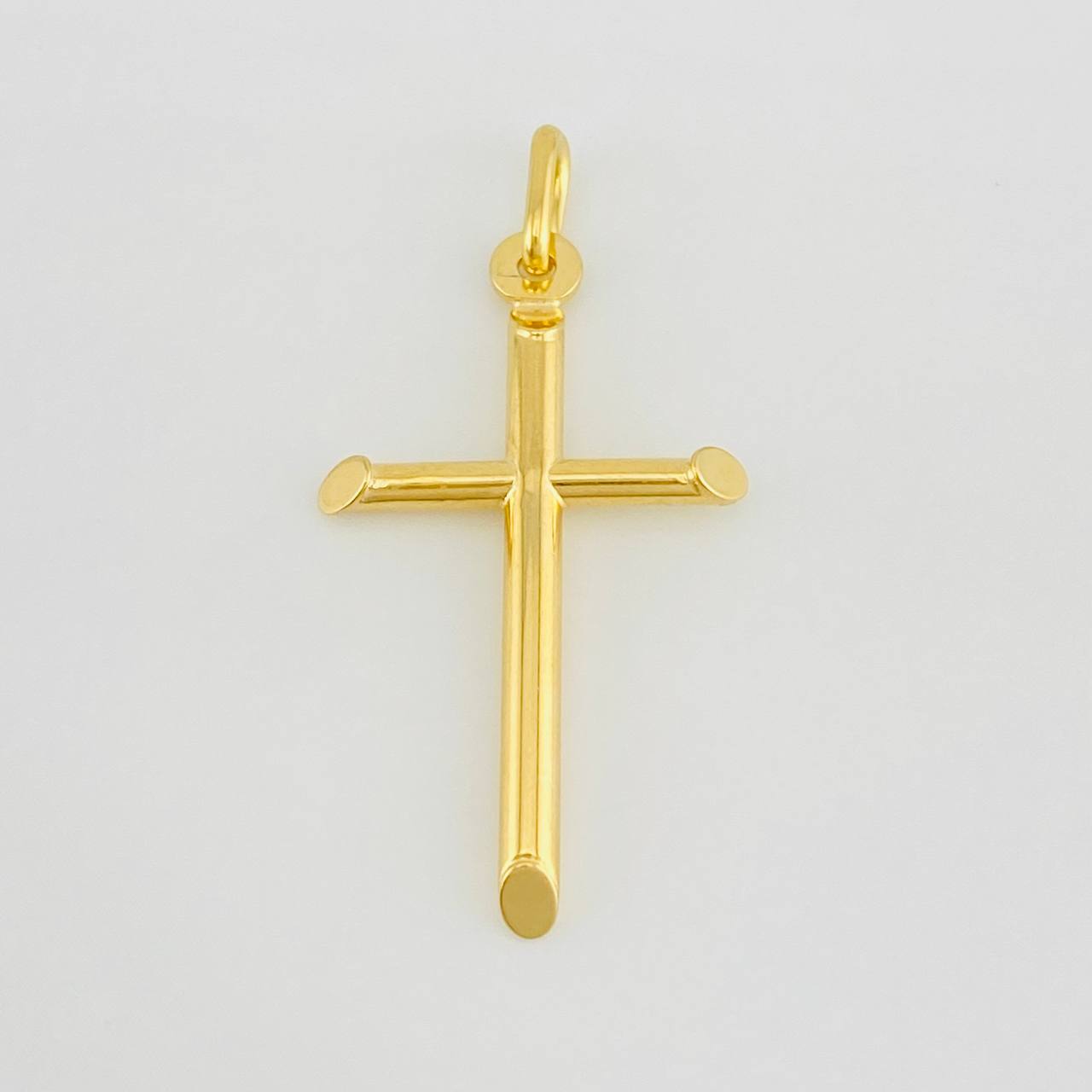 Pendant Cross 1.15g / 1 1/4 in Yellow Gold 18K