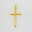 Dije Cruz 1.2g / 1 1/4 in Oro Amarillo 18K
