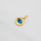 Pendant Turkish Eye 0.95g / 3/4 in 18K Yellow Gold