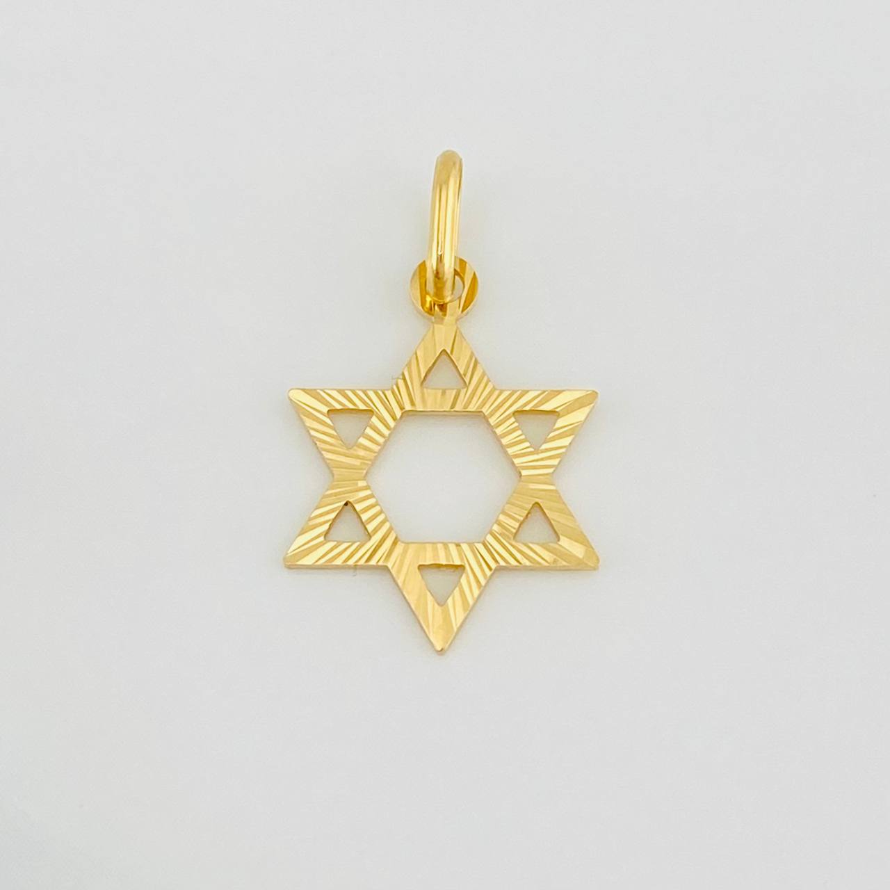 Dije Estrella de David 0.75g / 3/4 in Oro Amarillo 18K