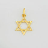 Dije Estrella de David 0.75g / 3/4 in Oro Amarillo 18K