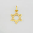 Pendant Star of David 1.1g / 3/4 in 18K Yellow Gold