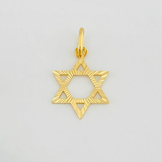 Dije Silueta Estrella Belén 0.75g / 3/4 in Oro Amarillo 18K