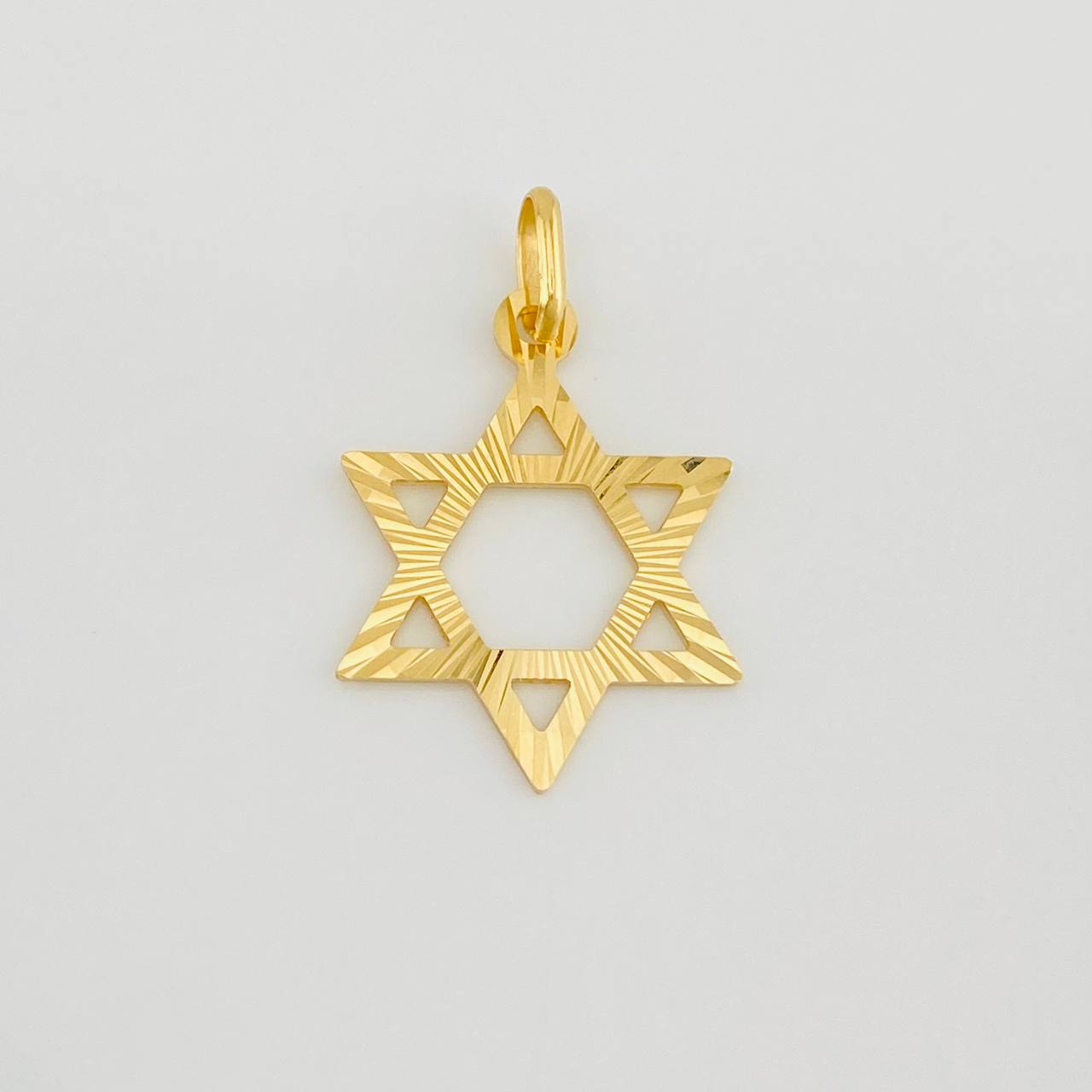 Dije Estrella de David 1.05g / 1 in Oro Amarillo 18K