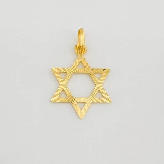 Dije Silueta Estrella Belén 1.05g / 1 in Oro Amarillo 18K