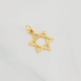 Dije Estrella de David 1.05g / 1 in Oro Amarillo 18K