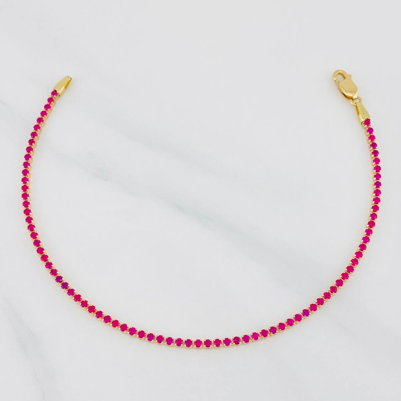 Pulso Tenis 1.75g / 6 1/2 in / 1.3mm Oro Amarillo 18K