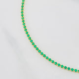Tennis Bracelet 1.7g / 7 in / 1.6mm Yellow Gold 18K