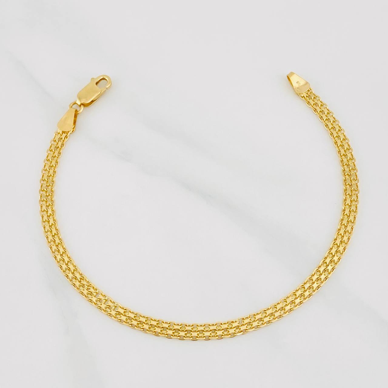 Bismark Bracelet 4.9g / 7 1/2 in / 3.75mm 18K Yellow Gold