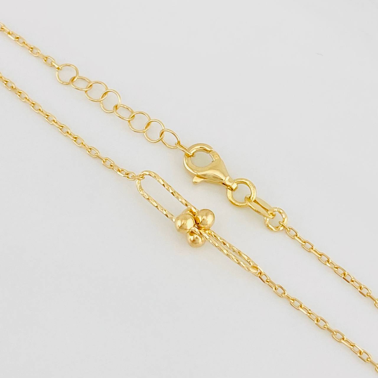 Pulso Aro Seguido Atomo 2.2g / 8 1/4 in / 1.1mm Oro Amarillo 18K