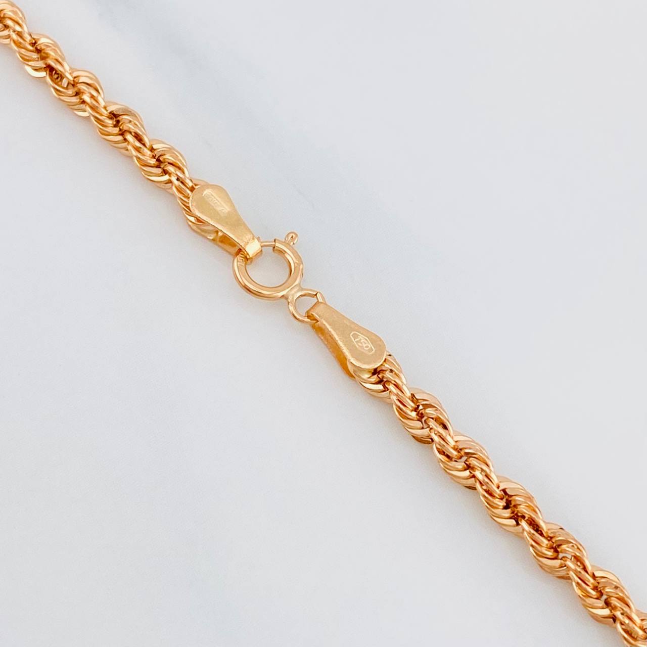 Rope Chain 5.1g / 24 in / 2.7mm Rose Gold 18K
