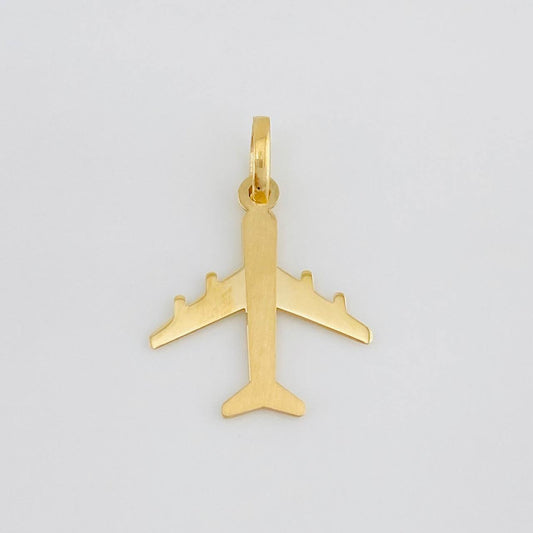Dije Avion 1.25g / 3/4 in Oro Amarillo 18K