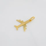 Dije Avion 1.2g / 3/4 in Oro Amarillo 18K