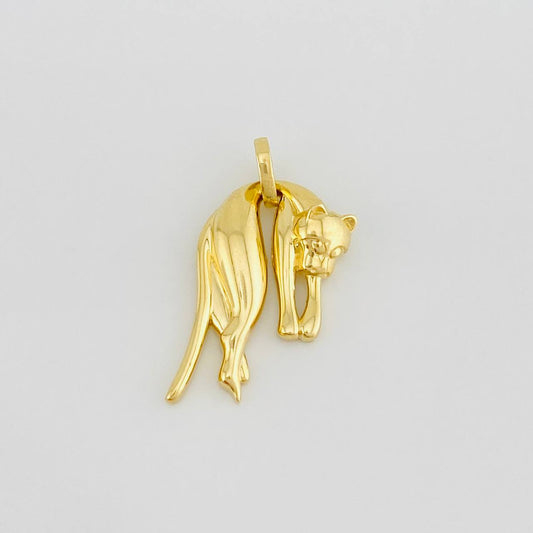 Dije Pantera 1.8g / 3/4 in Oro Amarillo 18K