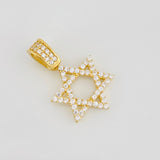 Pendant Star of David 1.45g / 3/4 in 18K Yellow Gold