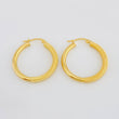 Candongas Bordadas 2.1g / 1 in Oro Amarillo 18K