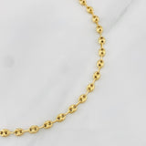Tobillera GC 2.85g / 9 3/4 in / 3.67mm Oro Amarillo 18K