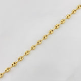 Tobillera GC 2.95g / 9 3/4 in / 3.45mm Oro Amarillo 18K