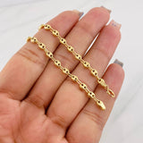 Tobillera GC 2.95g / 9 3/4 in / 3.8mm Oro Amarillo 18K