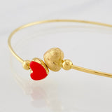 Pulso Aro Corazones 3.2g / 6 3/4 in / 1.15mm Oro Amarillo 18K
