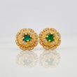 Stud Earrings Flower 5.4g / in / 11.95mm Yellow Gold 18K