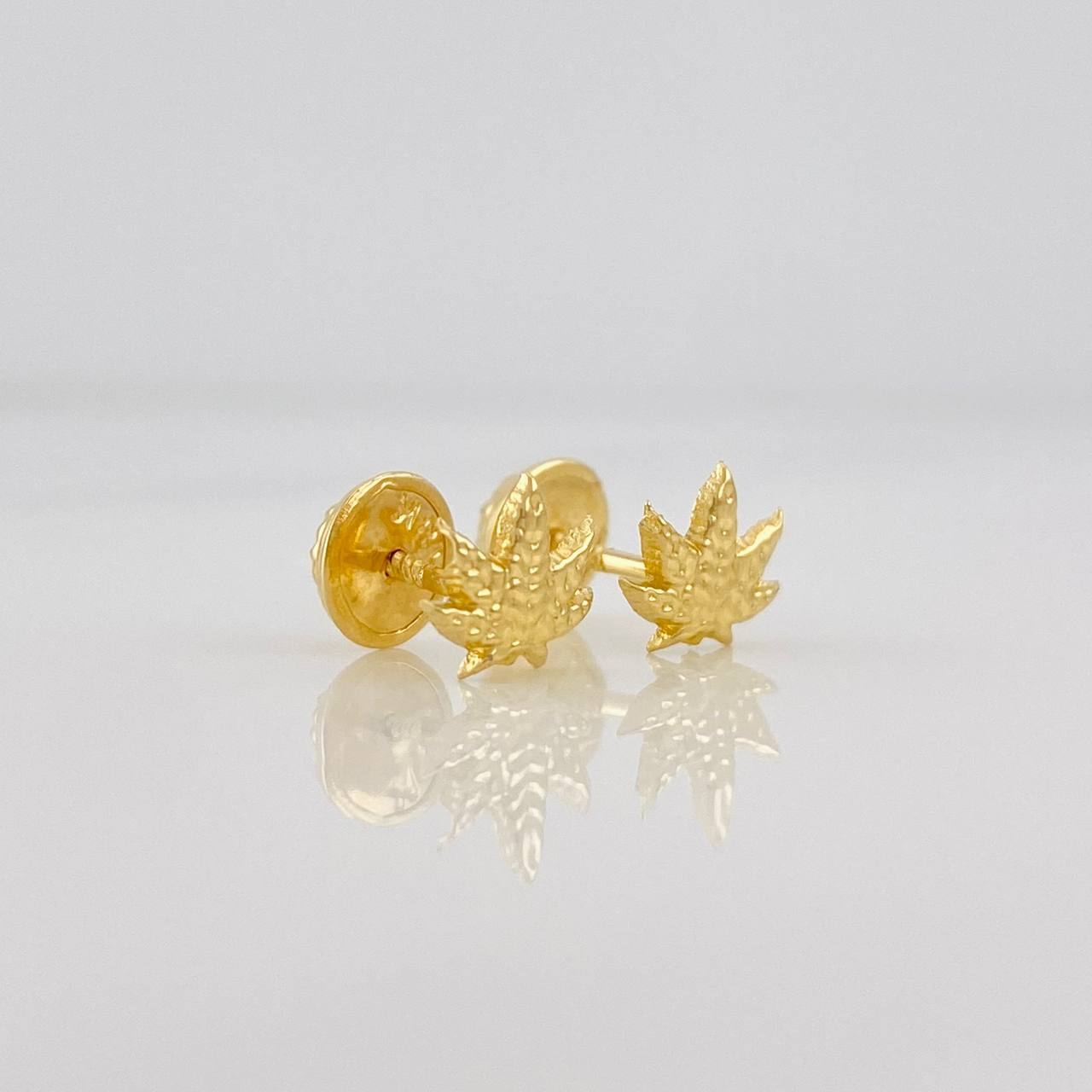Topos Hojas 0.5g / in / 6mm Oro Amarillo 18K