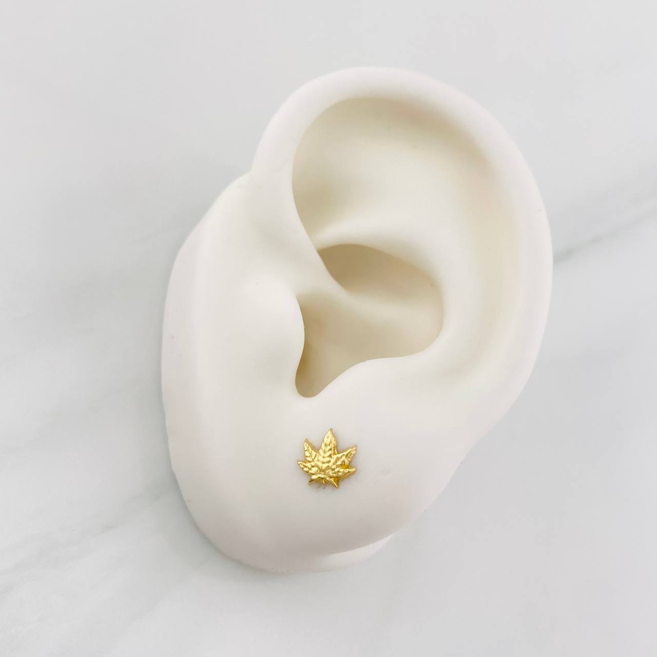 Topos Hojas 0.5g / in / 6.97mm Oro Amarillo 18K