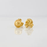 Stud Earrings Clover 0.8g / in / 5.8mm Yellow Gold 18K