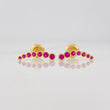 Stud Earrings Circles 0.95g / in / 2.3mm Yellow Gold 18K