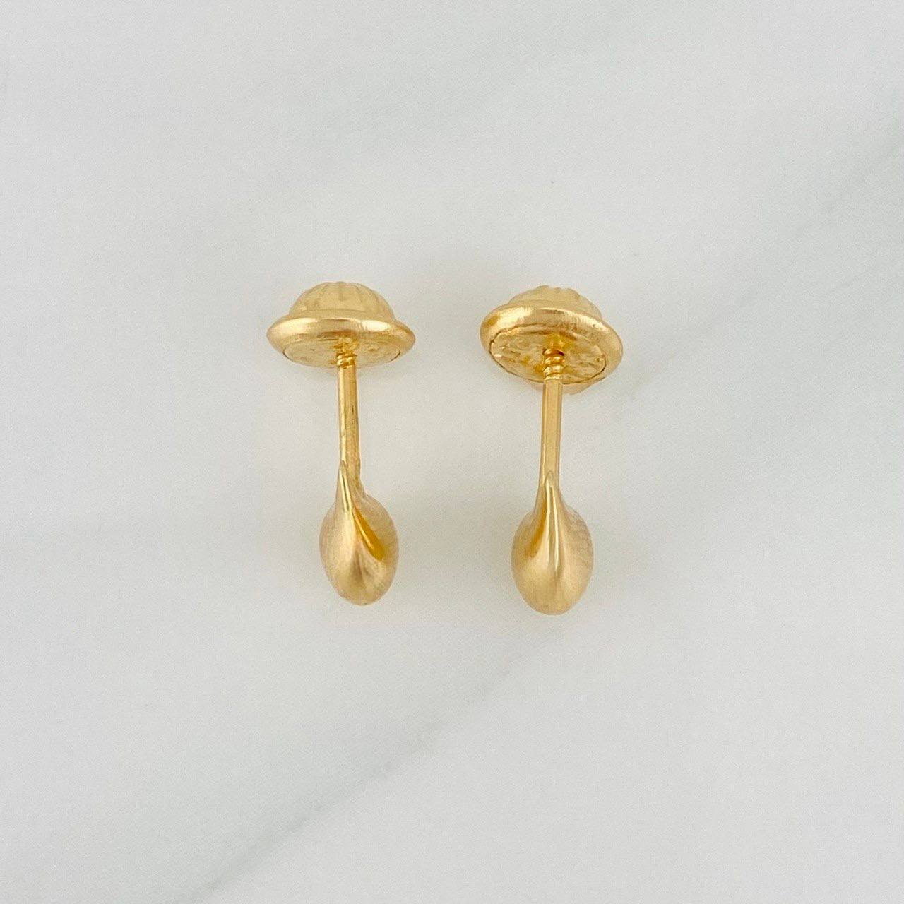 Drop Stud Earrings 0.55g / in / 3.27mm Yellow Gold 18K