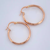 Candongas Nia 1.9gr / 1 in / Oro Rosa 18K %