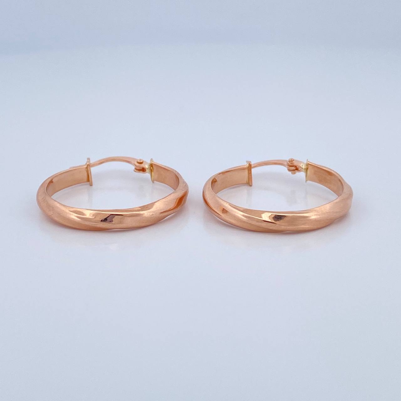 Candongas Nia 1.9gr / 1 in / Oro Rosa 18K %