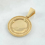 Pendant Circular Frame Crown 5.75gr / 3.4cm / 18K Gold ©