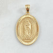 Oval Virgin Guadalupe Pendant 4.7gr / 3.3cm / 18K Gold