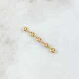 Charm Scrap GC 0.3gr / 1.2in 18K Gold ©