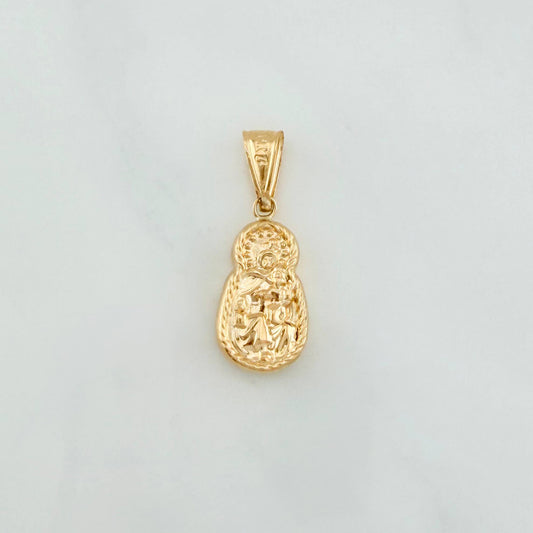 Dije Virgen Del Carmen 1.15 g / 1 1/4 in Oro Amarillo 18K