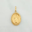 Pendant Virgen Milagrosa 1.75 g / 1 1/4 in Yellow Gold 18K