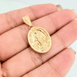 Pendant Miraculous Virgin 1.4 g / 1 1/4 in 18K Yellow Gold
