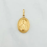 Dije Virgen Milagrosa 1.7 g / 1 1/4 in Oro Amarillo 18K