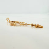 Pendant Virgin Mary Silhouette 1.1 g / 1 1/2 in Yellow Gold 18K