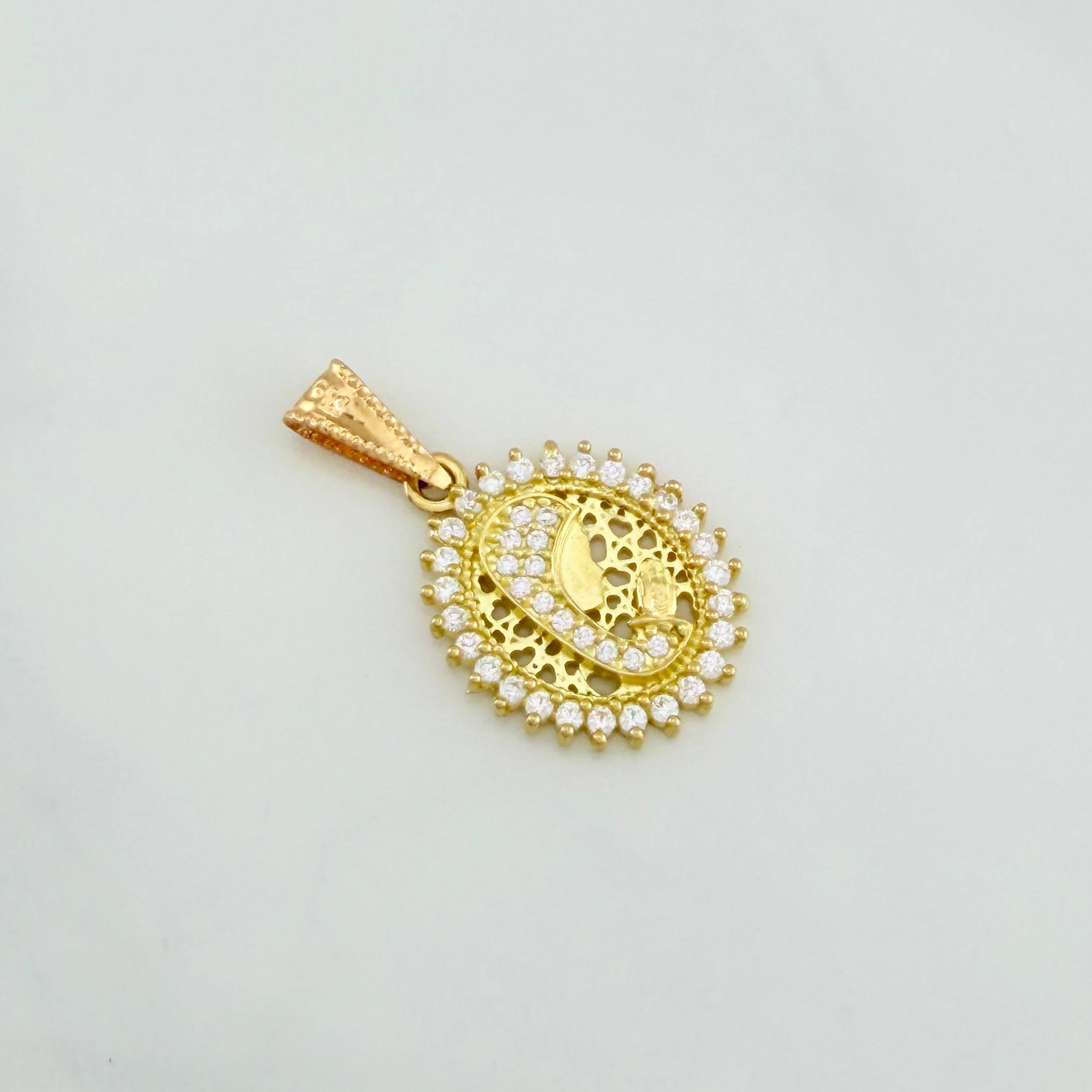 Dije Virgen Maria 1.7 g / 1 in Oro Amarillo 18K