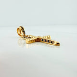 Pendant Cross Sword 3.7 g / 1 1/2 in Yellow Gold 18K